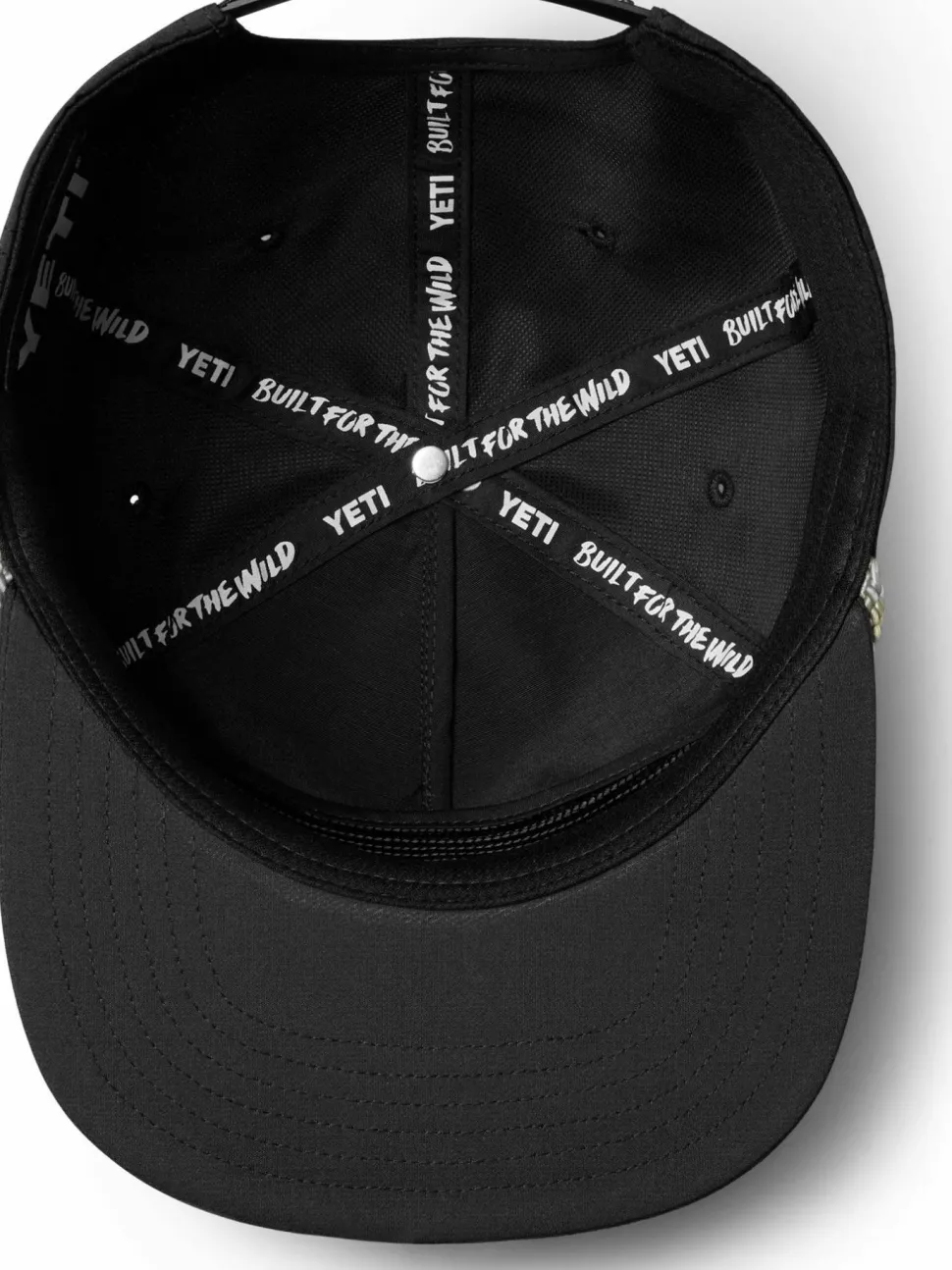 Yeti Flat Brim Rope Hat Black