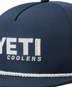 Yeti Flat Brim Rope Hat Navy