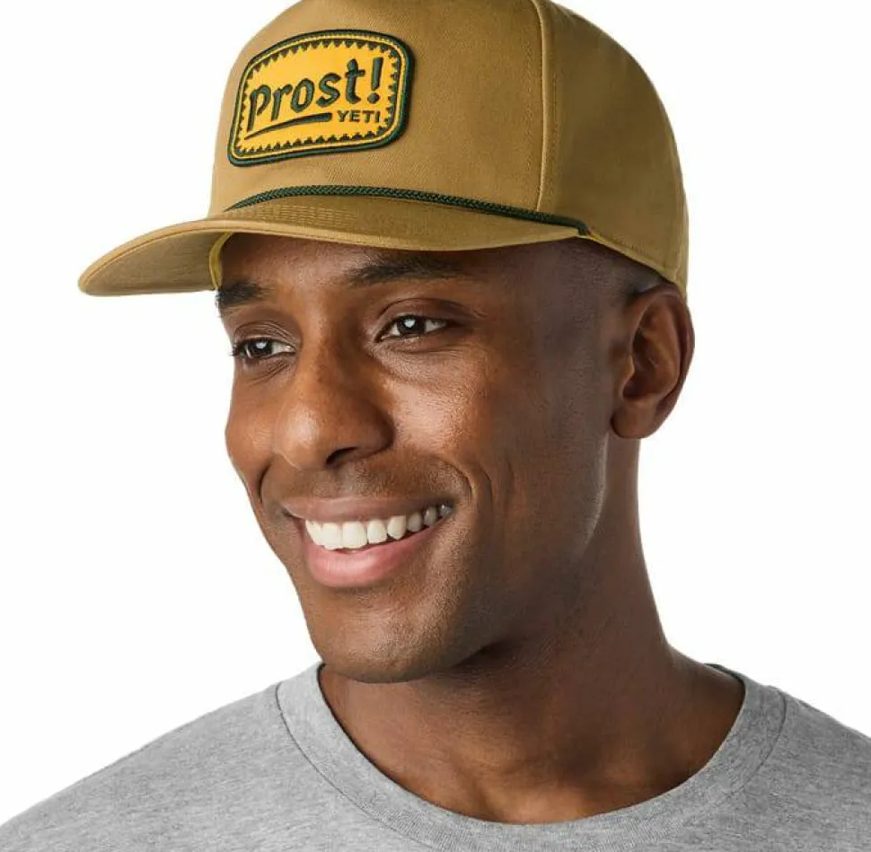 Yeti Prost! Flat Brim Rope Hat Brown