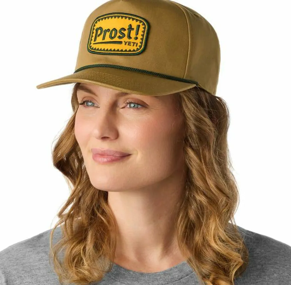 Yeti Prost! Flat Brim Rope Hat Brown